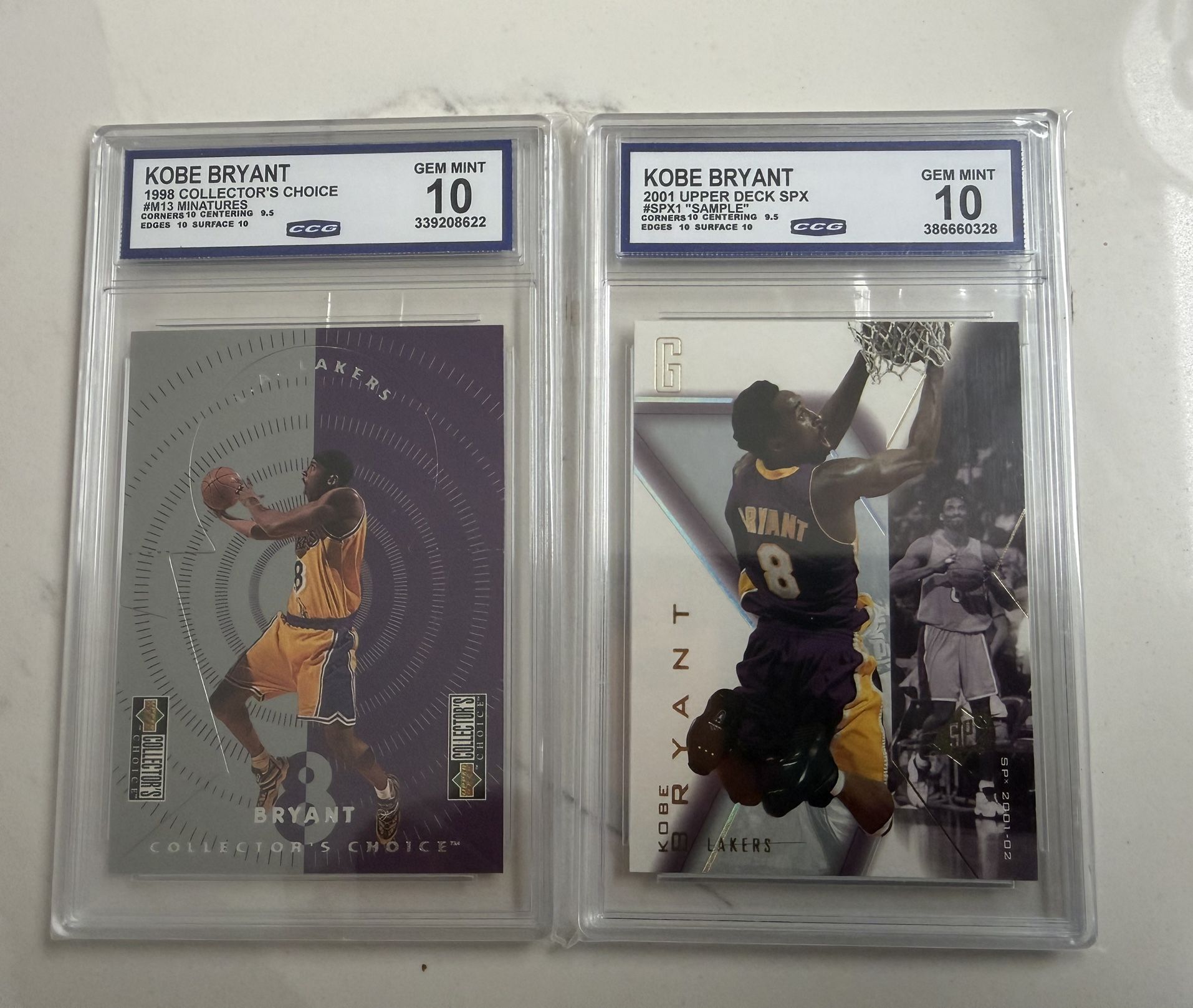 Kobe Bryant NBA 2 cards