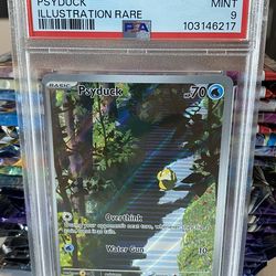 Pokémon Slabs Psyduck PSA 9, Alakazam PSA 10