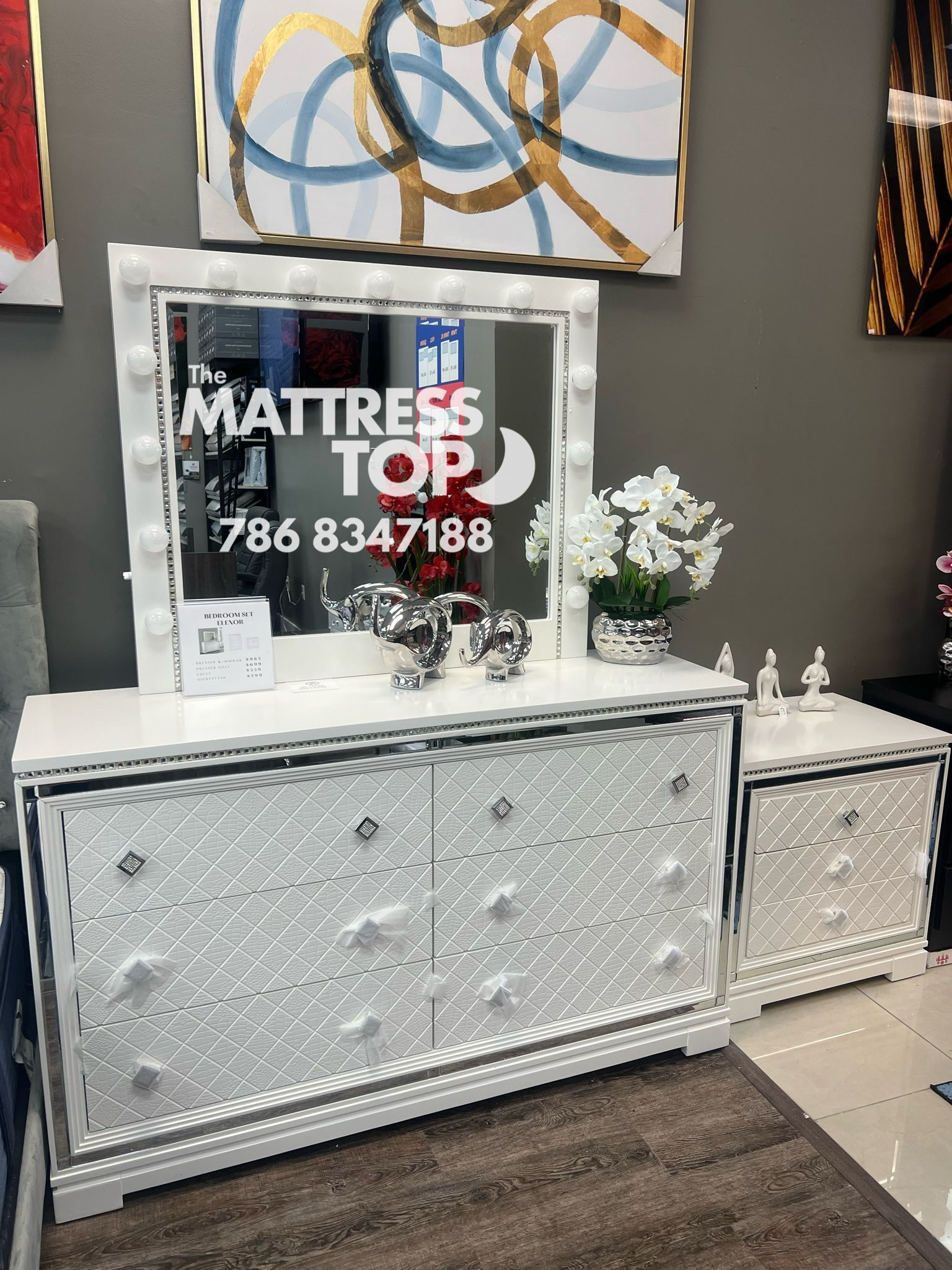 Makeup Vanity Dresser ( Only 39 Down)