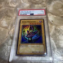Yugioh Dark Magician PSA 5