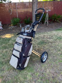 Tommy Armour Golf Clubs/Taylormade Drivers/Bag/Cart