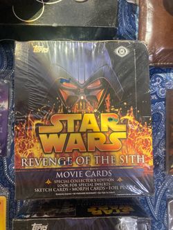 brand new, factory-sealed 2005 Topps Star Wars: Revenge of the Sith Movie Cards Hobby Box