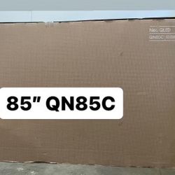 SAMSUNG 85-Inch Class Neo QLED 4K QN85C Series Neo Quantum HDR, Dolby Atmos, Object Tracking Sound, Motion Xcelerator Turbo+, Gaming Hub, Smart TV wit