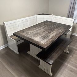 Corner Style Dining Table Set