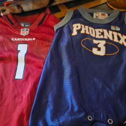 Baby Sports Rompers Suns & Cardinals 