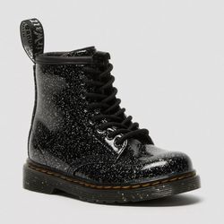 Dr. Martens Toddler Kids 13C Glitter Lace Up Boots
