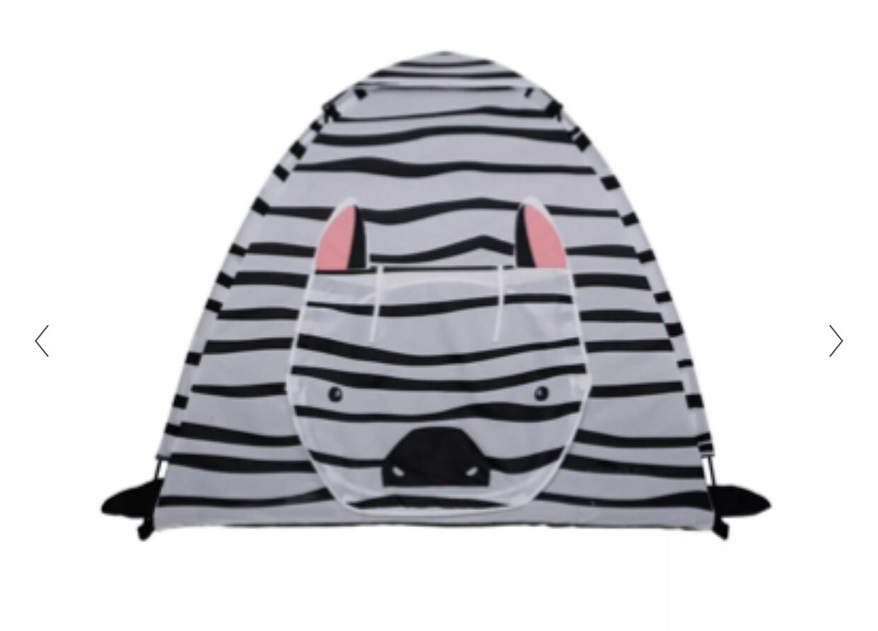 NIB Pillowfort Zebra Play Tent