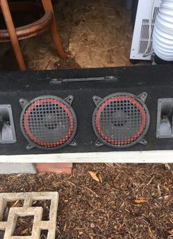 8" box speakers