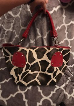 Cute zebra print purse / handbag $5