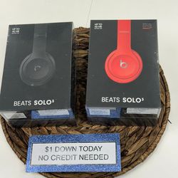 Beats Solo3 Wireless Headphones New - Pay $1 Today To Take It Home And Pay The Rest Later! 
