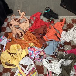 bundle girls bikinis size small / medium 