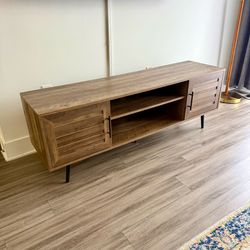 Mid-Century Modern Wood TV Stand
