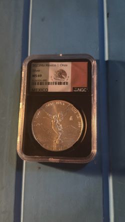 2023 Mexico 1 Onza Silver Libertad NGC MS69