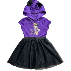 Disney Minnie Mouse Halloween Purple Dress NEW SIZE 6 