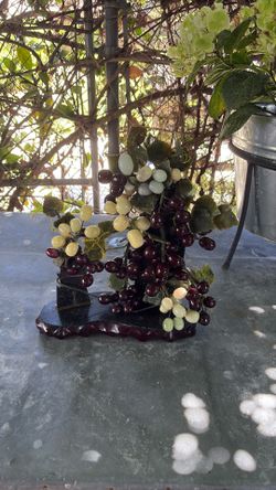 Vintage glass grapes