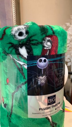 The Nightmare Before Christmas Jack and Sally Throw Blanket