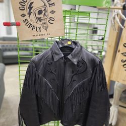 Vintage Womens Leather Jacket $130