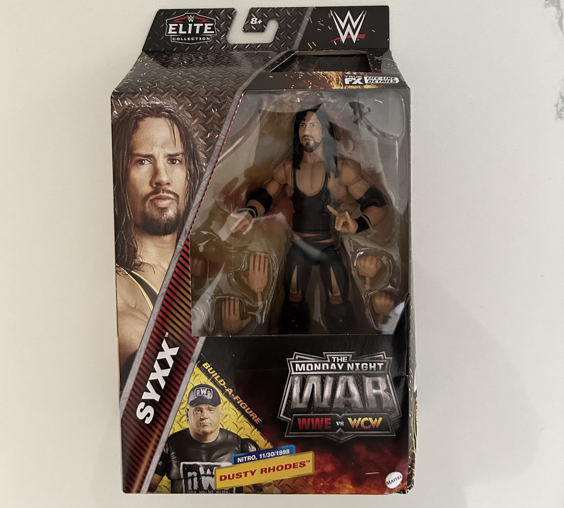 Syxx Figure WWE Elite Collection Dusty Rhodes Build A Figure New X-Pac 123 Kid