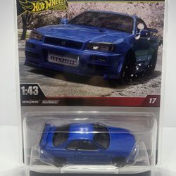 Hot Wheels 1:43 Nissan Skyline GTR R34 Vspec II Nur