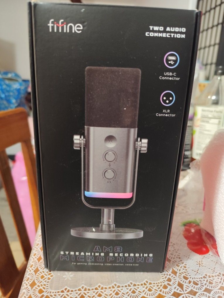Fifine AM8 Streaming Recording Microphone 
