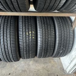 SET OF TIRE 245 60 18 MICHELIN 85% LIFE