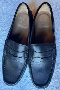Cole Haan Black Leather Penny Loafers 7.5 M