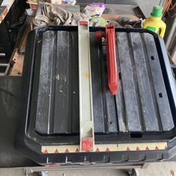 Tile saw.