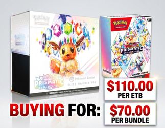 Prismatic Elite Trainer Box / Booster Bundle