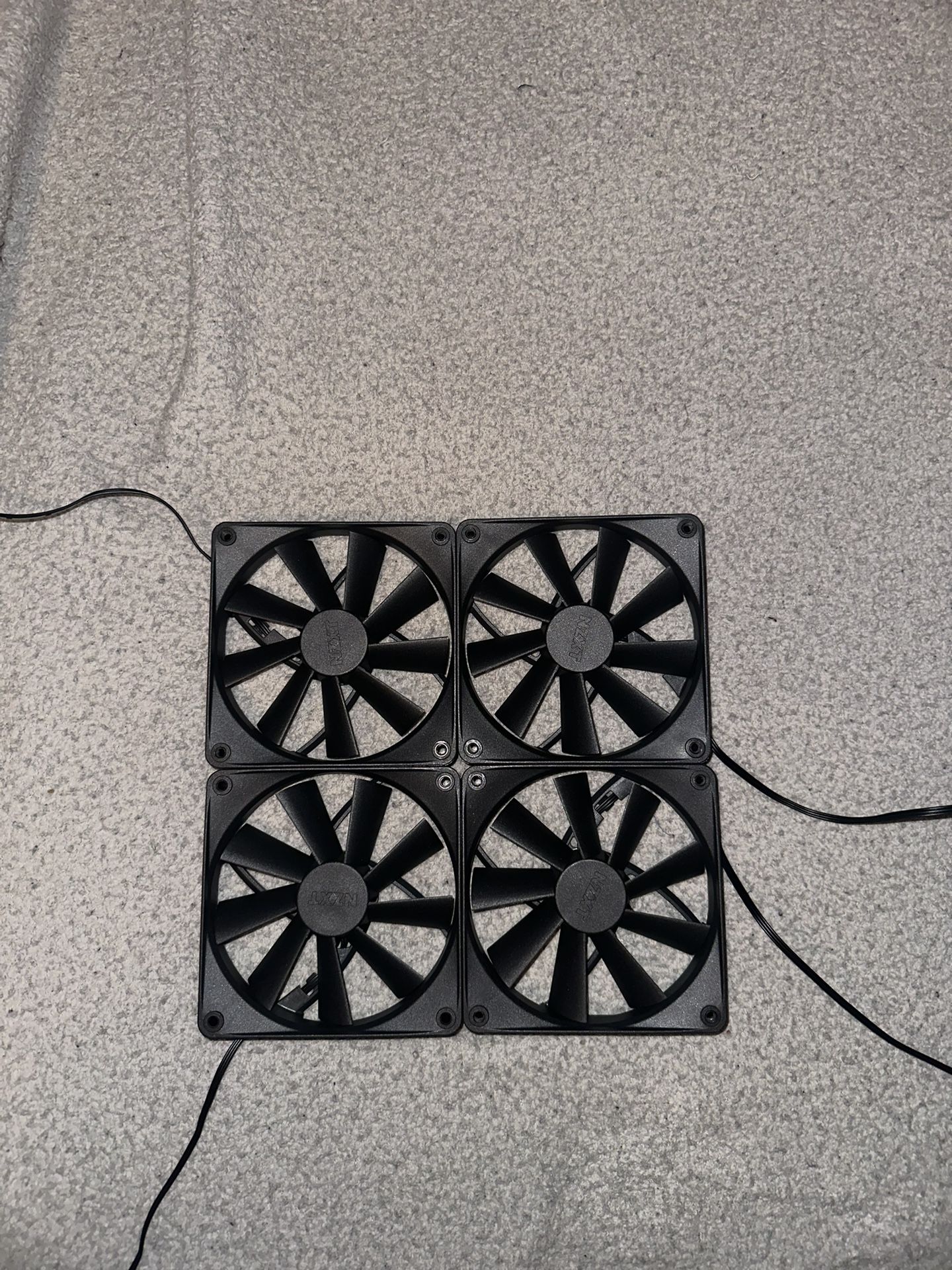 4x NZXT PC case fans