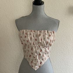Shein V Shape Crop Top (medium)