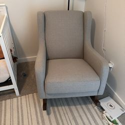 Grey Rocking Chair 