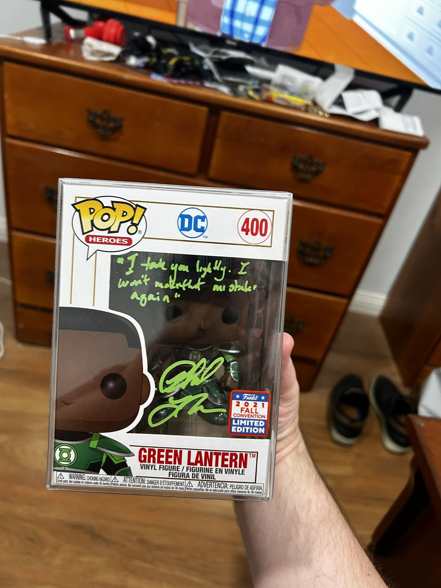 Signed Green Lantern POP