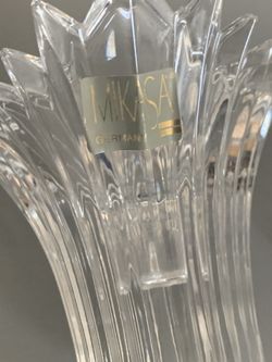 Mikasa Crystal Candle Holder- Set of 2