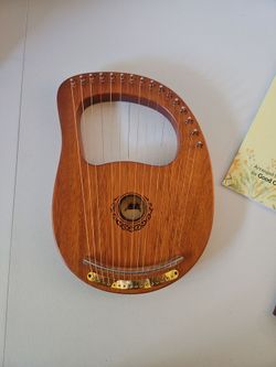 16-String Wooden Lyre Harp - beginner kit