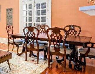 Vintage Style Dining Table And Chairs