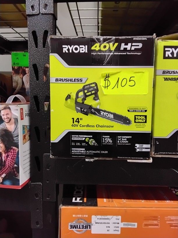 40V HP Brushless 14 in. Battery Chainsaw (Tool Only)