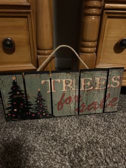 Wood Christmas Tree Sign! 