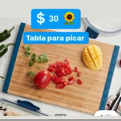 Tabla Para Picar  De Bambú $30.00 Especial Princess House 
