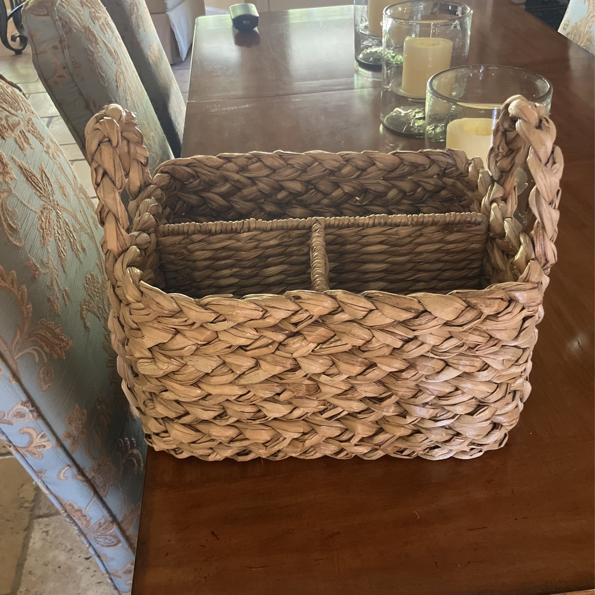 Pottery Barn Rattan Storage Basket