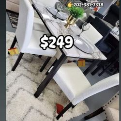 🙋‍♂️5pc Dining Table Chairs 👉Furniture Sectional, Queen Bedroom, Bunk Beds Avail 