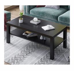 Coffee Tables 2-Layer Side Table Tea Table Rectangle Living Room Balcony Small Apartment Sofa