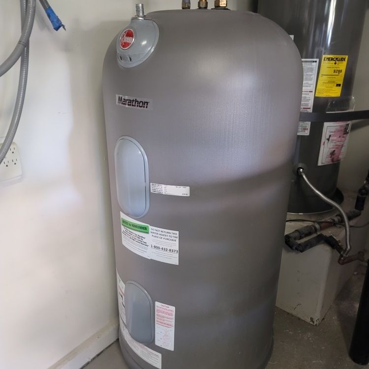 Rheem Marathon 75 gal. Tall 4.5kW 2-Element Electric Heavy Duty Commercial Water  Heater MHD75245 for Sale in Las Vegas, NV - OfferUp