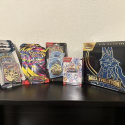 Pokemon Sealed Lot - Mega Evolutions - Prismatic - Paradox Rift