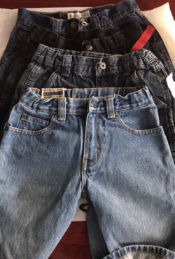 Boys denim shorts (size: 7yr old)
