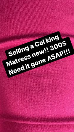 New Cal King Mattress
