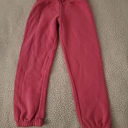 Jumping Beans Size 7 Pink Girls Fleece Sweatpants 