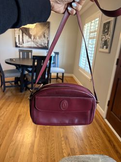 Vintage Cartier red leather purse