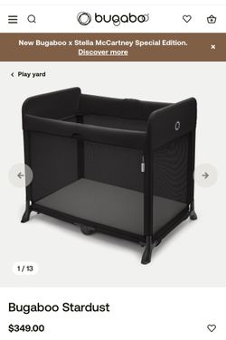 Bugaboo Stardust travel Crib, portable play yard