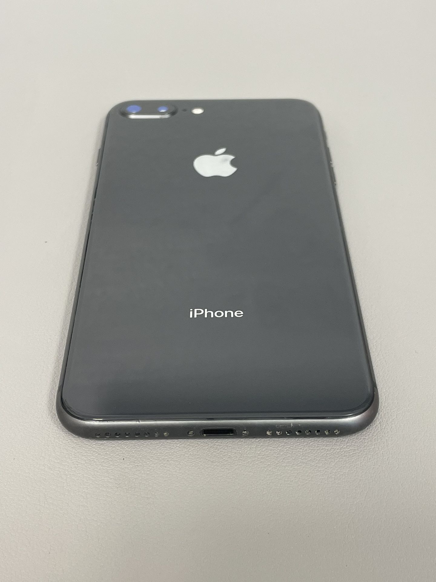 iPhone 8+, Consumer Cellular, 128GB, Black