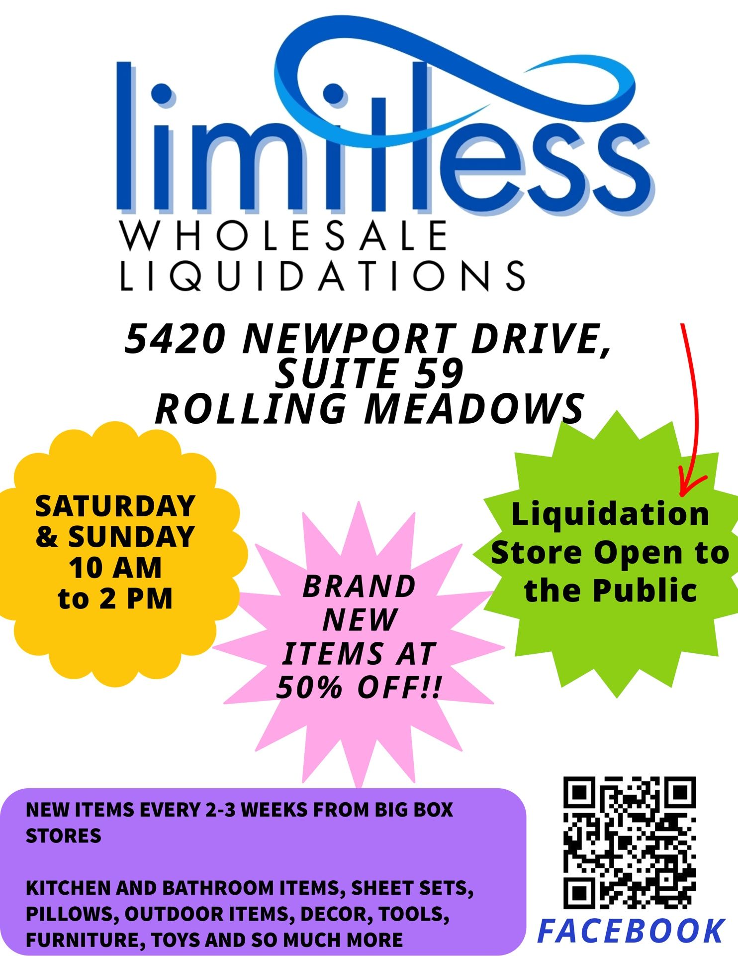 BRAND NEW ITEMS AVAILABLE 